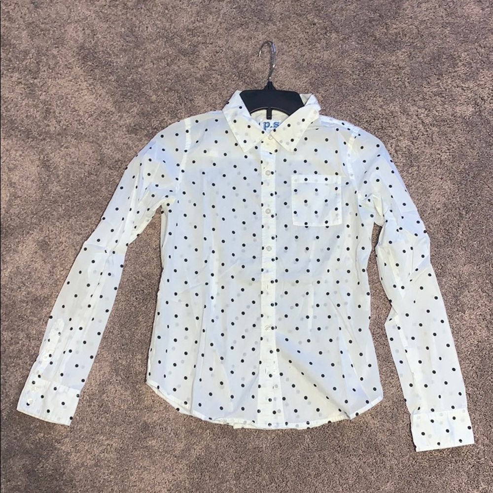 P.S. from Aeropostale Girls’ 14 Button Down Shirt